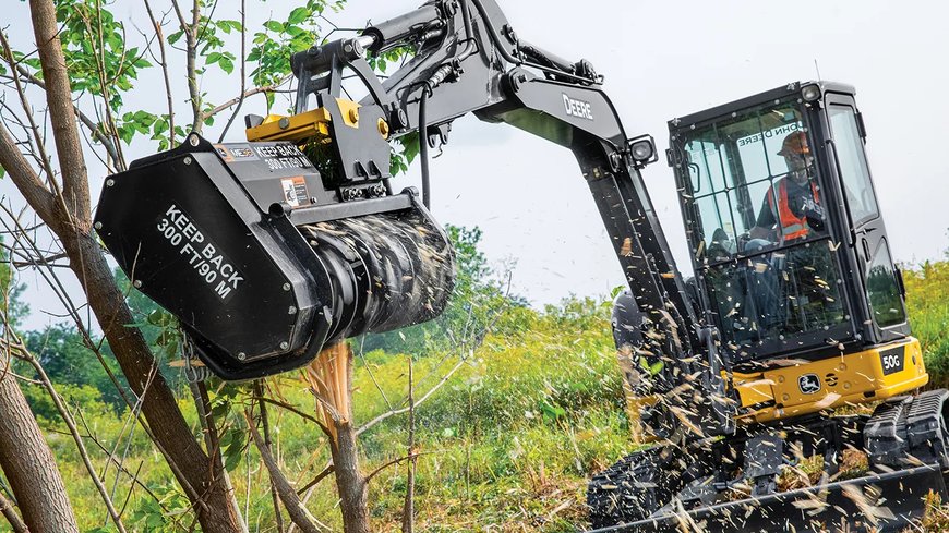 John Deere Expands its Attachments Family with New Mulchers and Brush Cutters for Excavators